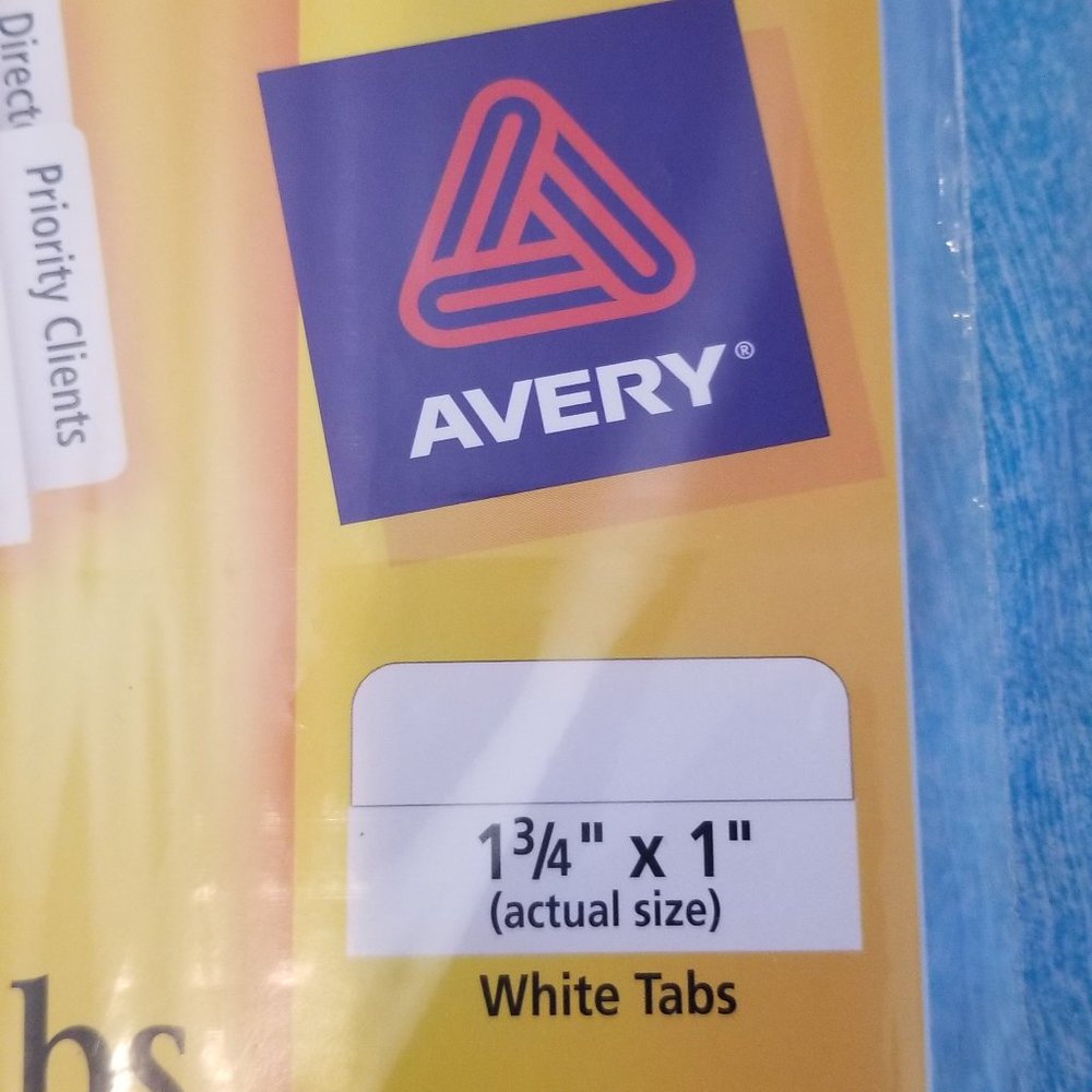 NIP Avery Printable Self-Adhesive Tabs 4 packs - Picture 6 of 7